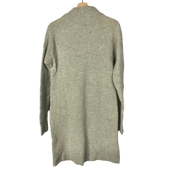 Madewell Skyscraper Merino Wool Mock Neck Long Sleeve Sweater Dress L - Picture 3 of 5